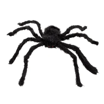 

FBIL-New 30cm Black Spider Plush Puppet Toy / Halloween Decor