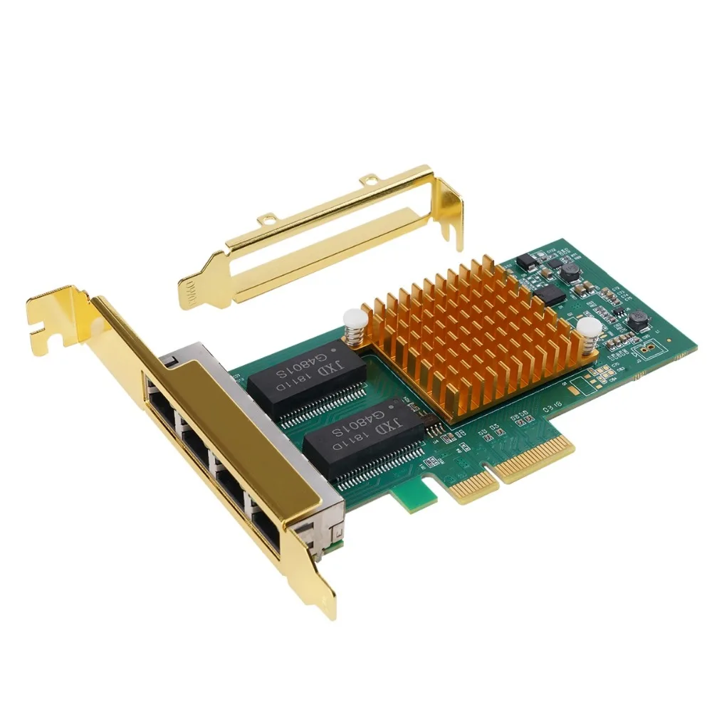 ORICO 4 порта PCI-E для RJ45 PCI Express карта расширения высокоскоростной PCI-e PCIe для настольных компьютеров компоненты win 10 добавить на карты