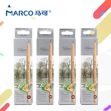Marco Standard Pencils 12 Pieces/Box Sketch Drawing Pencil Set Best Quality Non-toxic for Office School Pencil