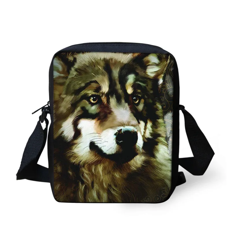 Nopersonality, крутой рюкзак с принтом дикого волка, наборы для подростков, мальчиков и девочек, 16 дюймов, детский рюкзак, основная детская сумка - Цвет: L4331E