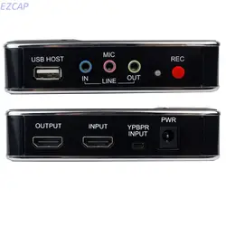 1080 P 30fps YPbPr интерфейс видео карты захвата, преобразование HDMI/YPbPr к HDMI/USB драйвер для Xbox один 360 PS3 PS4 Бесплатная доставка