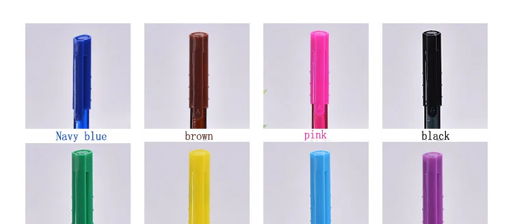 DELVTCH мм 12 шт./компл. 1,0 мм ручка цветная шариковая ручка студент цвет офисные шариковая для подарки детей
