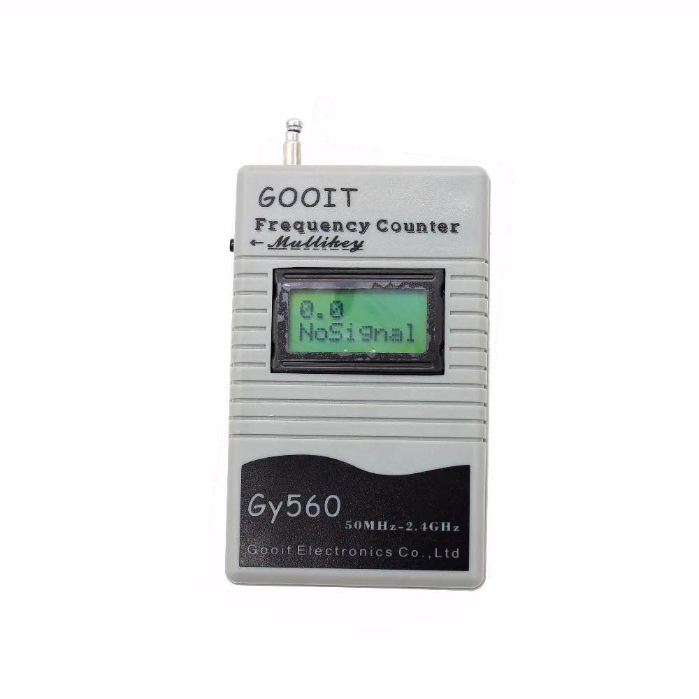 

GY560 Portable Frequency Counter Meter 50 MHz - 2.4 GHz Digital LCD Display for Two Way Radio UV-5R BF-888S GSM Signal Detect