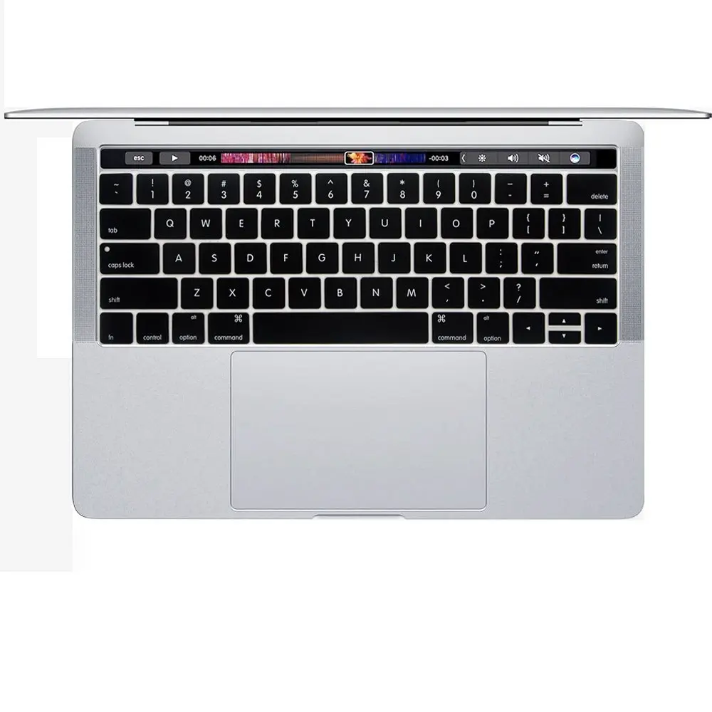 США введите английскую раскладку клавиатуры Крышка силиконовая кожа Наклейка для MacBook Pro retina 1" 15" с TouchBar A1706 A1707