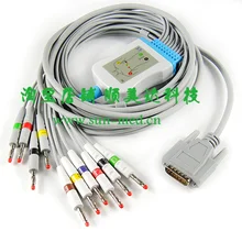 Совместимый кабель EDAN EKG ECG Banana 4,0 с сопротивлением 10 k Ohm