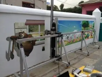  Good Price Customized Outdoor Wall Art Inkjet Printer 3D Wall Printing Machine