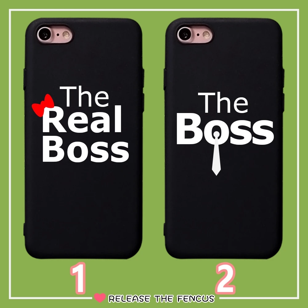 

FENCUS for iPhone 5 5s SE 6 6s 7 8 Plus X Xs Case Back Cover Girl Boss Soft Cute Luxury Coque Fashion Phone cases
