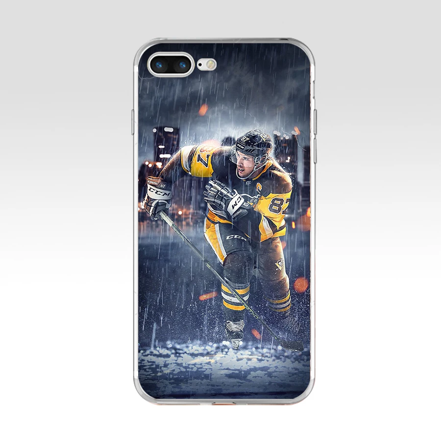 160WE I love ICE Hockey Мягкий ТПУ силиконовый чехол для Apple iPhone 6 6s 7 8 plus чехол