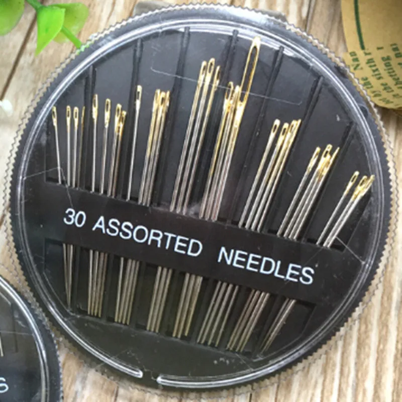 

Household 30PCS Assorted Hand Sewing Needles Embroidery Bodkin Clothes Quilt Mending Craft Threading Needles New