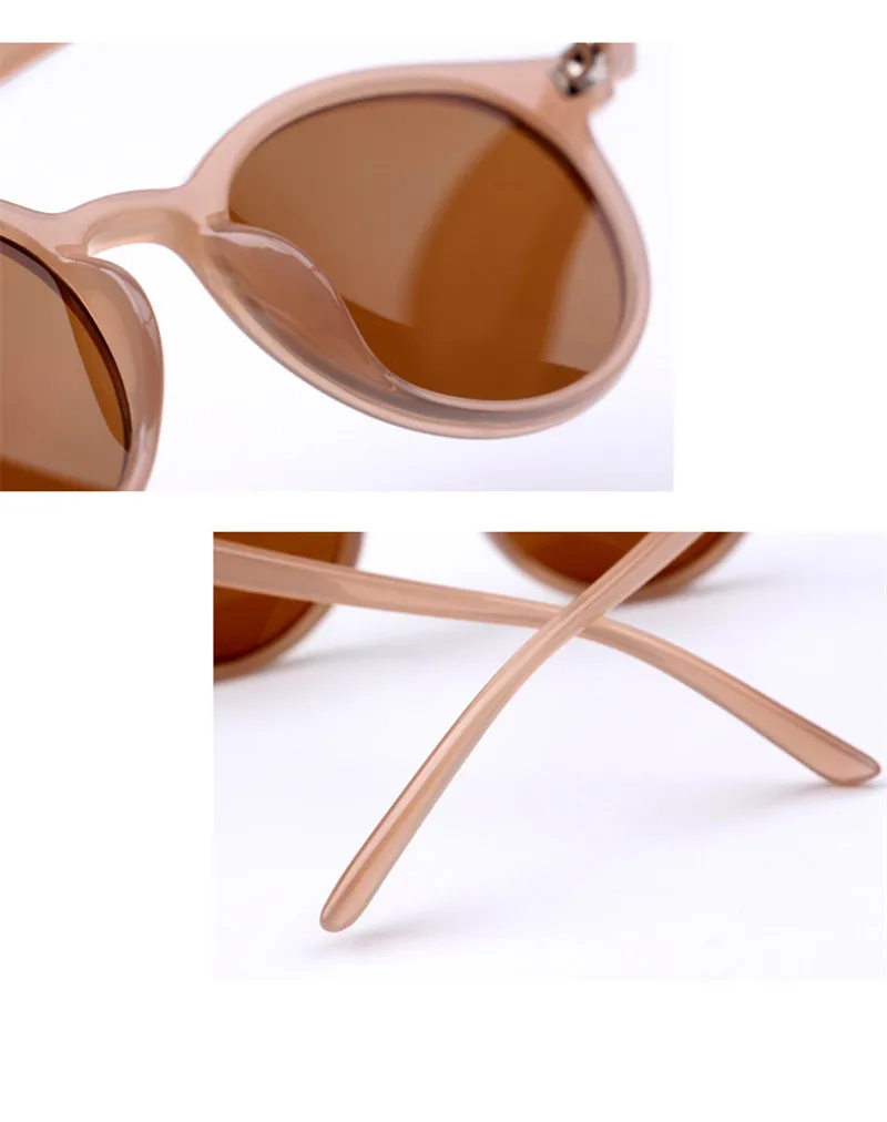 Новые солнцезащитные очки для девочек для детей, младенцев, новорожденных модный дизайнерский Круглый Солнцезащитные очки детские уличные очки Оттенки UV400 okulary