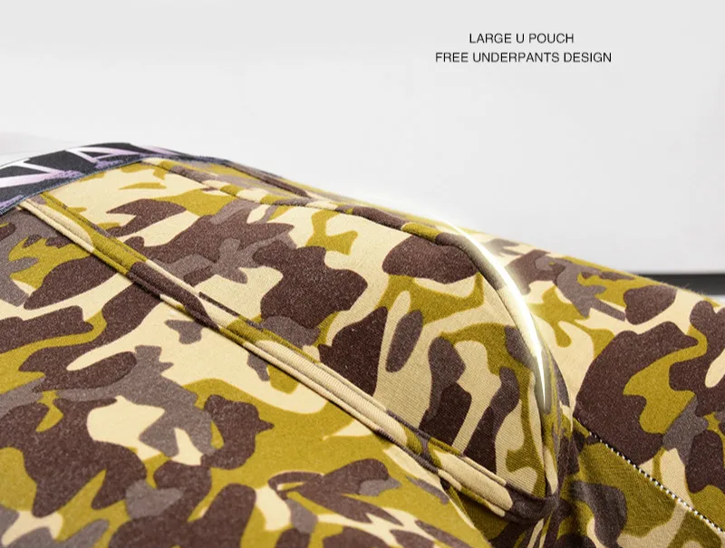 Thermal Underwear Mens Leggings Printed Camouflage Hip Hop Sexy Long John Autumn Leggins Hombre Thermal Pants Modal Male Youth