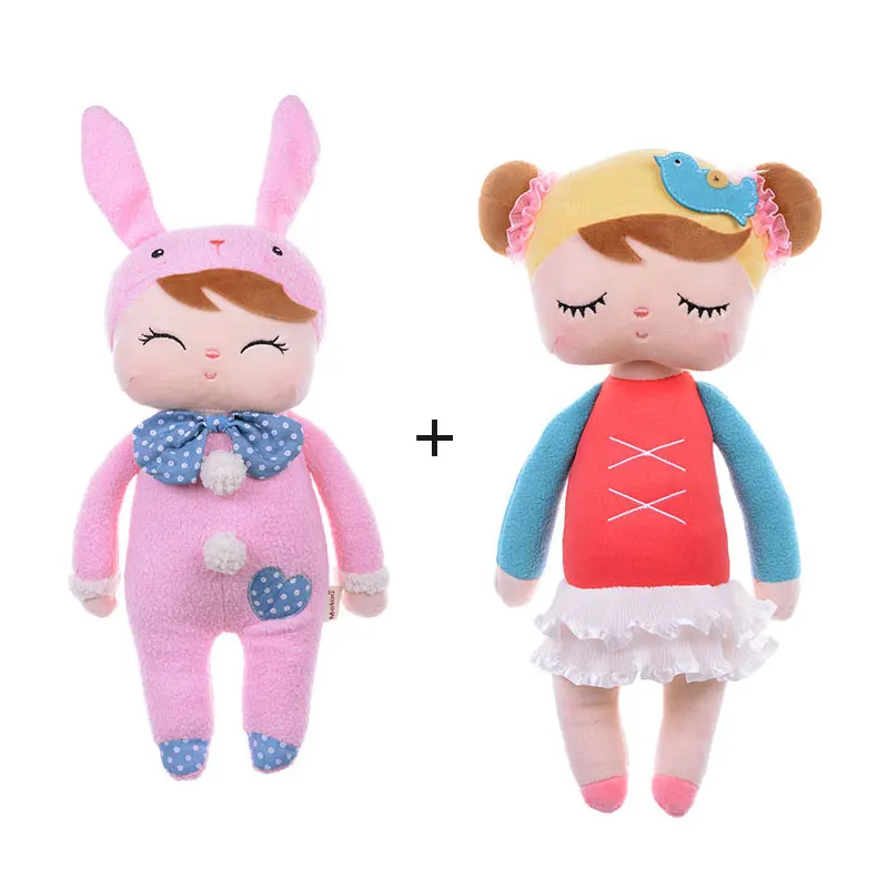 Лидер продаж, dreamy 2 комплекта куклы милые плюшевые и мягкие животные детские игрушки Kawaii Кролик Кукла для девочек подарок - Цвет: 08