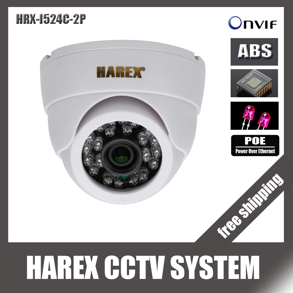 Full HD 1080P 2MP SONY322 / OV2710 IR leds POE IP Dome Camera ONVIF indoor IR-CUT Night Vision Plug and Play, free shipping