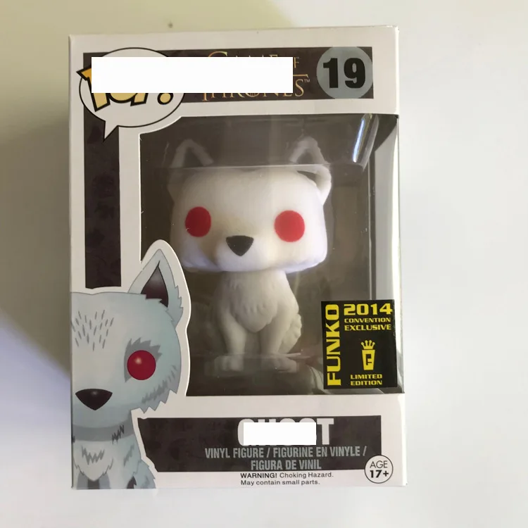 Online Shop Pop Game Of Thrones Ghost Grey Wind Flocked Vinyl