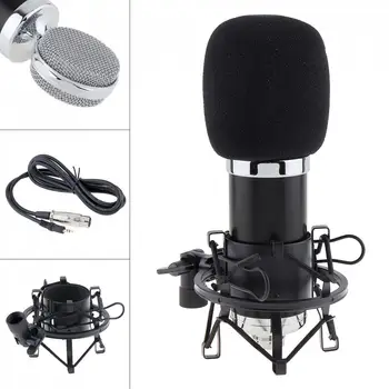 

Professional BM 5000 Condenser Microphone with Circuit Control and Gold-plated Large Diaphragm Head for Studio KTV High Quality