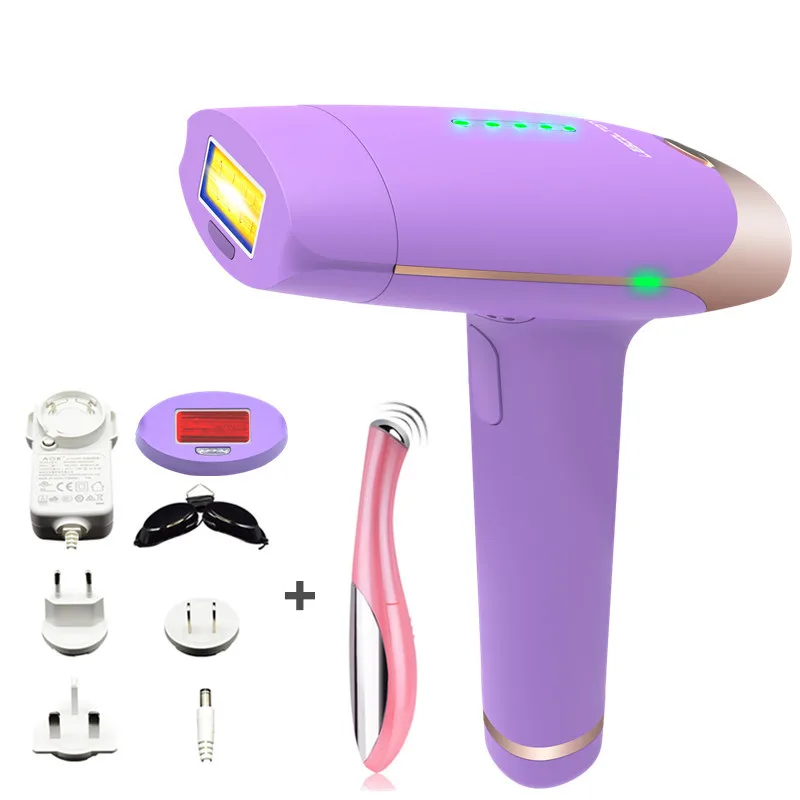 

2018 Hottest Purple T009S Lescolton 2in1 IPL Laser Hair Removal Machine Laser Epilator Hair Removal Permanent Bikini Trimmer