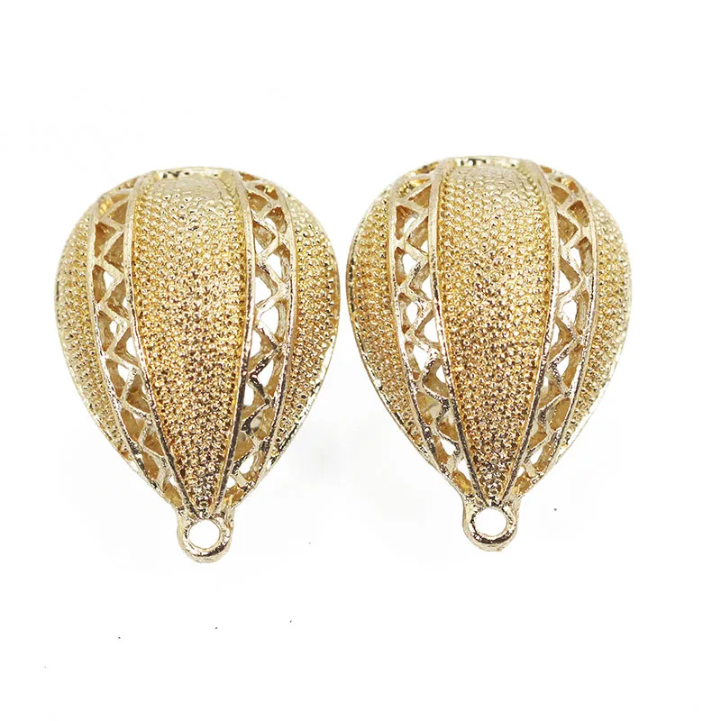 

Gold Fashion Jewelry Accessory Balloon Clip Earrings Back For DIY Jewelry Making Earrings Studs Pins Post Base 50 Pairs ET009