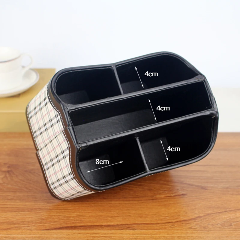 Free 360 Rotation Office Storage Box Leather Phone Makeup Cosmetic Remote Control Sundries Holder Desktop Articles Organizer Free 360 Rotation Office Storage Box Leather Phone Makeup Cosmetic Remote Control Sundries Holder Desktop Articles Organizer