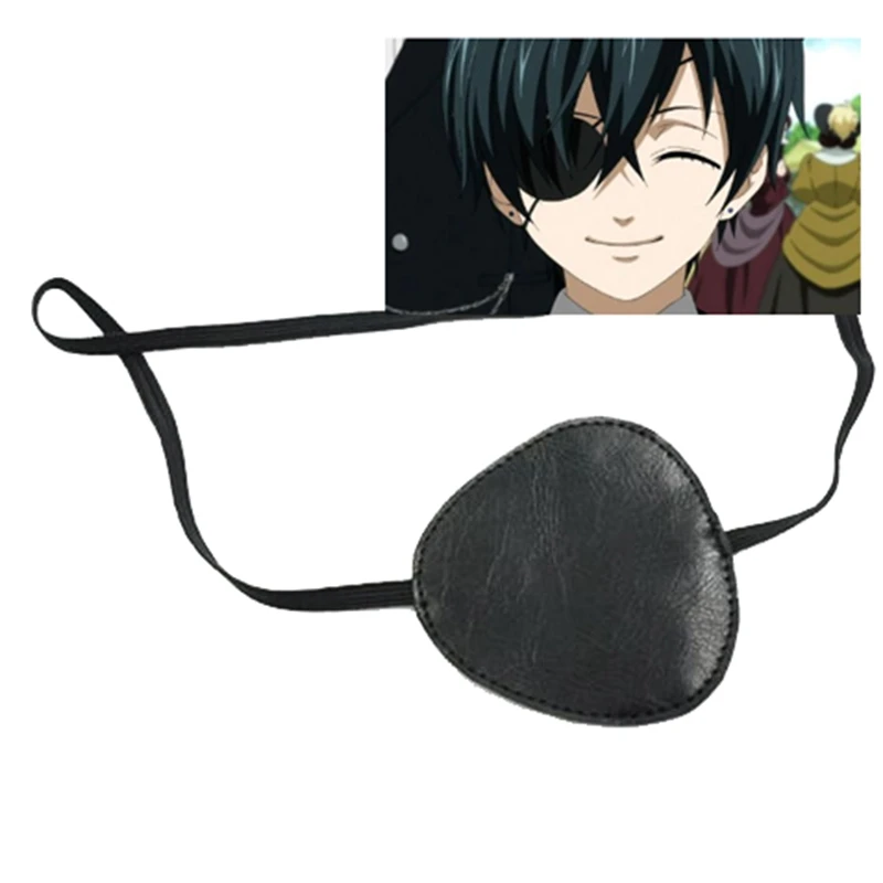 Us 3 99 Black Butler Ciel Phantomhive Cosplay Black Eye Patch Eye Shade Cosplay Props In Costume Accessories From Novelty Special Use On