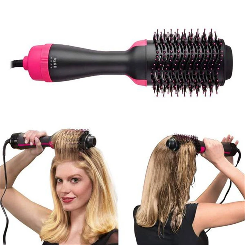 Secador de pelo profesional Cepillo 1000W Plancha de pelo Rizador Peine  Secador de pelo eléctrico Cepillo de pelo Rodillo Styler|Rizadores| -  AliExpress