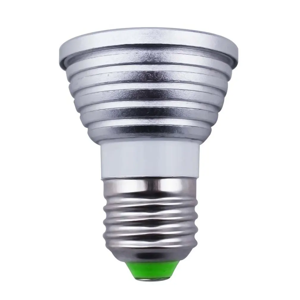E27 3 Вт 16 цветов LED Волшебное пятно света RGB лампа с ИК пультом дистанционного