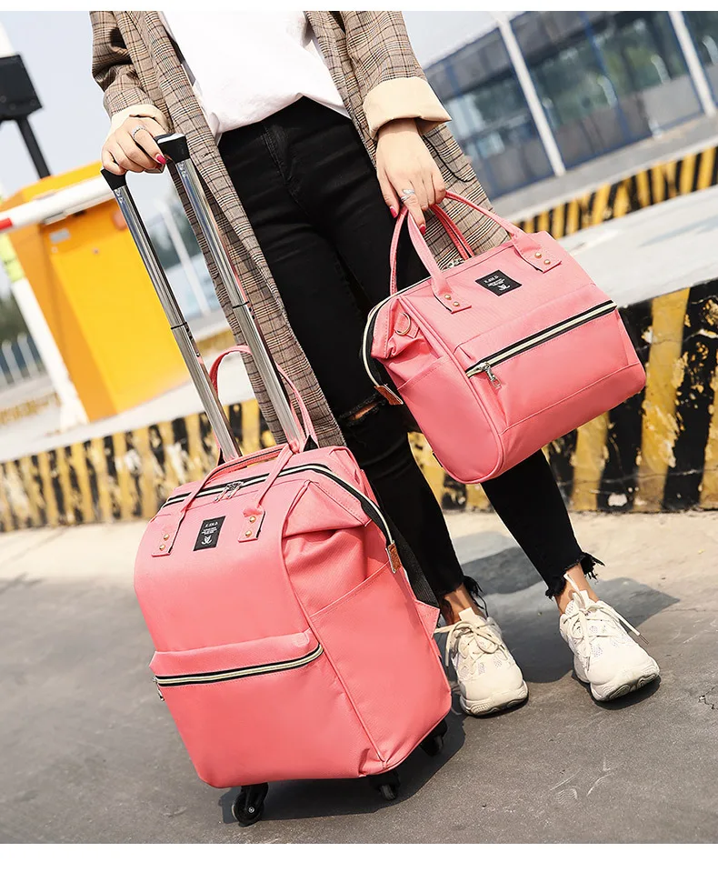 Чехол для багажа из ткани Оксфорд, премиум-чемодан из нейлона, модная сумка для путешествий, Универсальная высококачественная двухкомпонентная посылка