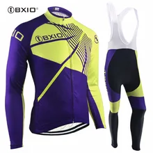 Bxio Прохладный Велонаборы Roupa Ciclismo masculino Высокое качество гоночный велосипед спортивная одежда Бег с длинным рукавом blike одежда 114