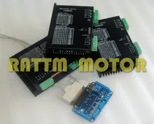 3 Axis High Quality CNC Stepper Controller kit 80VDC 6A 256 Microstep for CNC Router Mill