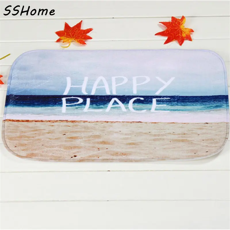 Coral Samt Badezimmer Teppich Matten Rutschfeste Teppich Dusche