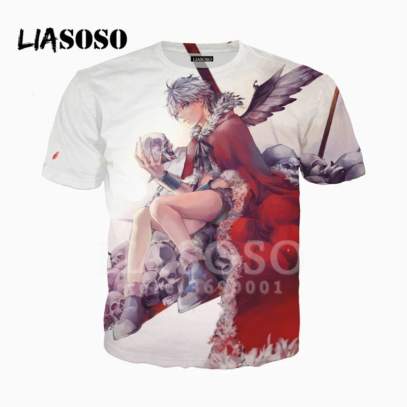 LIASOSO 3D принт унисекс Аниме Охотник х Хантер Hisoka Killua Zoldyck GON · FREECSS футболка Летняя