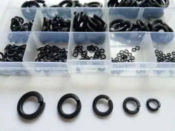 

240pcs M2-M16 Opening Spring Washer Gasket Elasticity Washers Gaskets Assortment