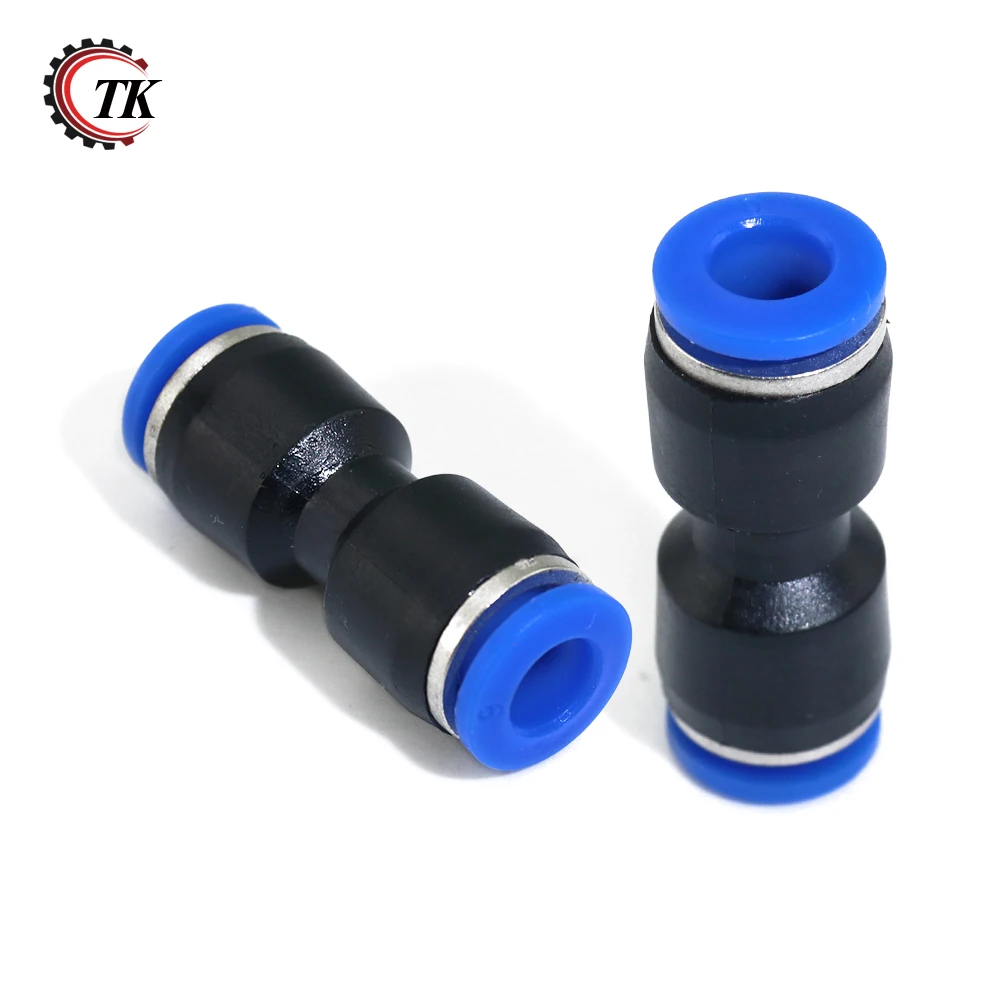 

Pneumatic Push in Fitting Straight Pipe Union for Tube OD 4/6/8/10/12/14/16mm Air Fitting Pneumatic Quick Connector Fittings PU