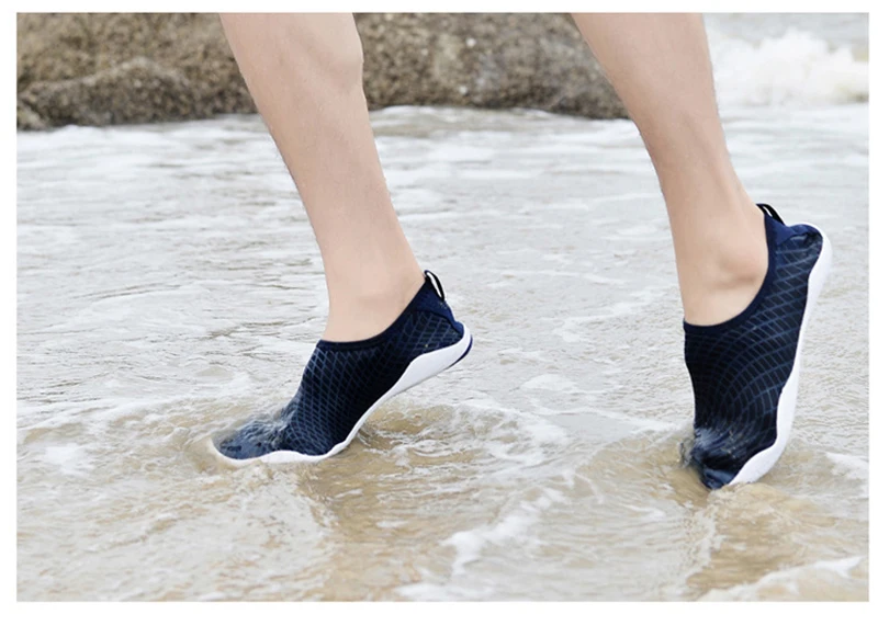Мужская водонепроницаемая обувь; быстросохнущая обувь для плавания; пляжная обувь для бассейна; обувь для купания; кроссовки для йоги; повседневная обувь; chaussure homme Cuir