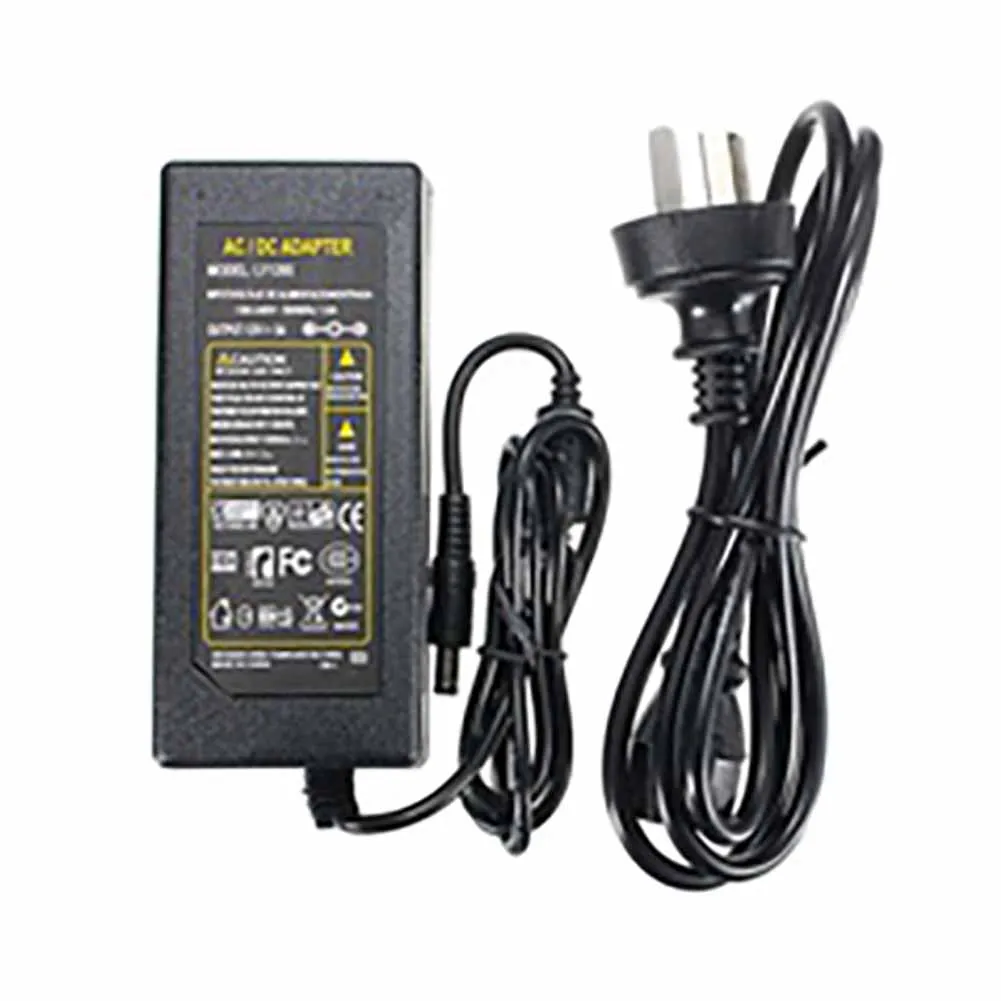Blk США/ЕС/AU/Великобритания Plug Питание адаптер 12 В 5A мощность для светодиодные