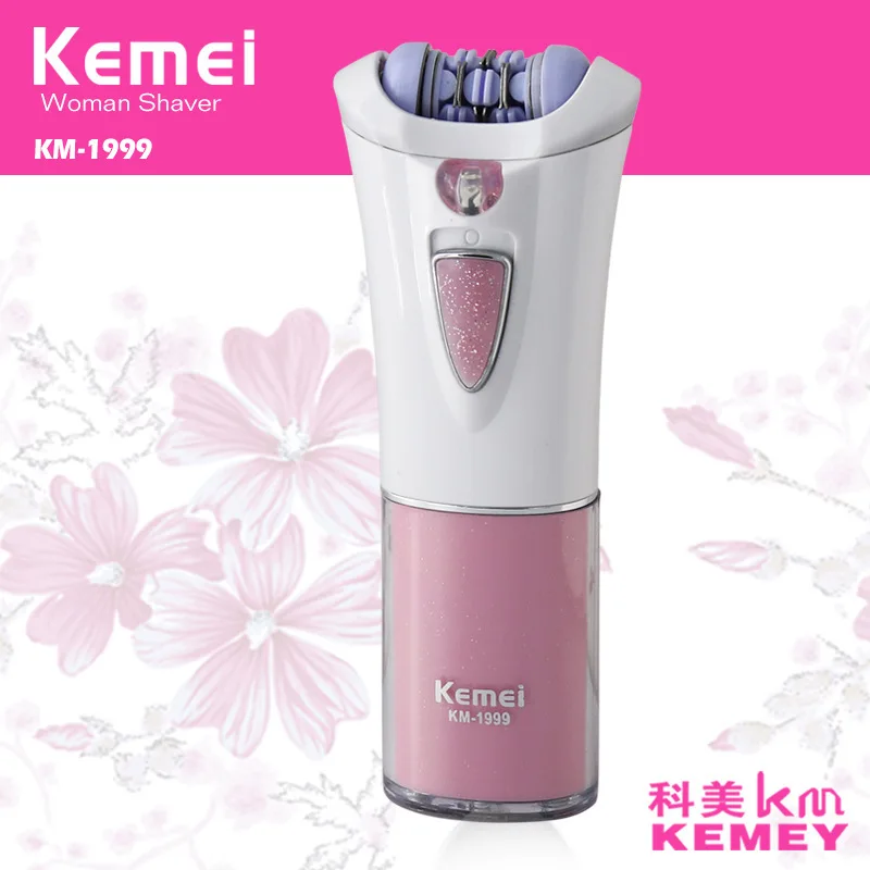 Kemei Mini Electric Epilator For Women Care Depilador Hair Removal Machine Shaver epilator Female Body Face Depilatory tool D40