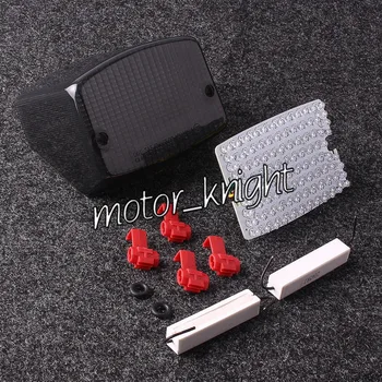 

Integrated LED Tail Light Turn Signals for KAWASAKI VULCAN 750 1986-2003 ELIMINATOR 125/600 86-05 Smoke