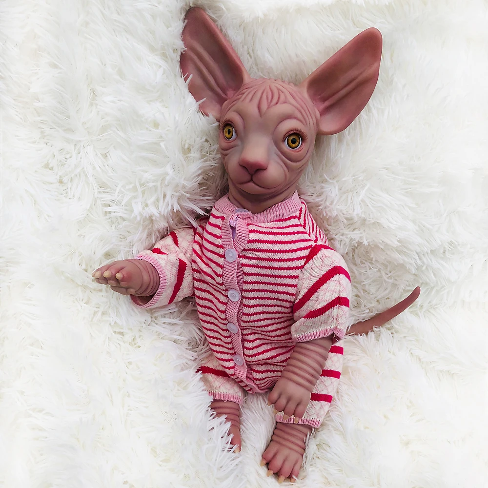 Силиконовая 18 дюймовая форма для реборна Otarddoll Реалистичная кукла кошка игрушка