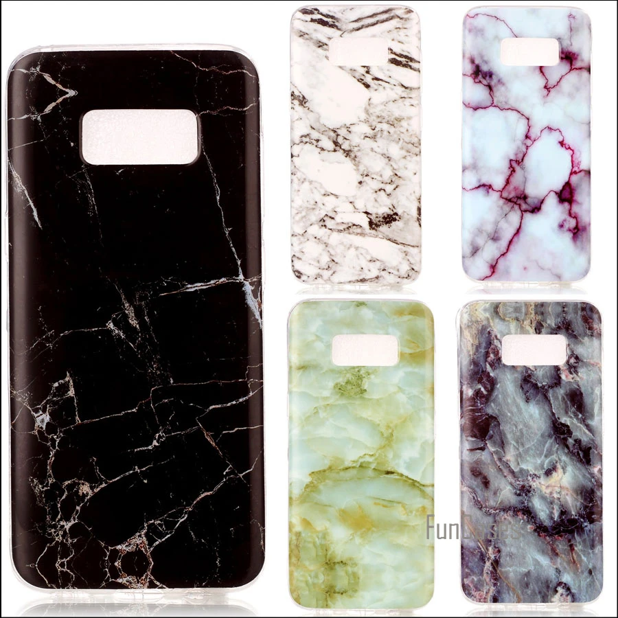 

Crack Marble Case Cover For Samsung Galaxy S8 Plus S7 edge S6 edge S5 S4 S3 Stone Pattern TPU Protector
