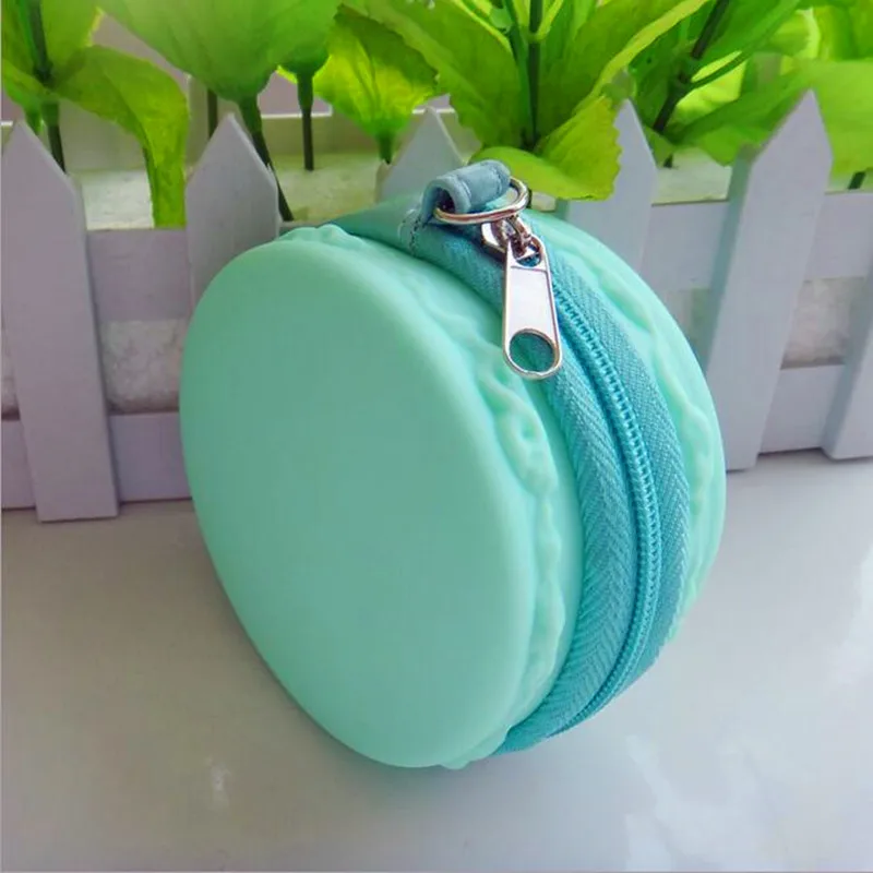 

Macarons shape silicone coin purse,storage bag coin wallet for girls zakka holder organizer birthday gifts