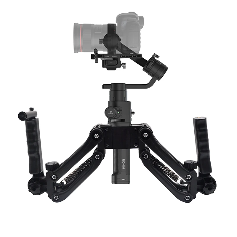 Dual Handheld Stabilizer holder Gimbal Extended Bracket for DJI Osmo RONIN S Zhiyun Smooth 4 Q Camera Accessories 1 (10)