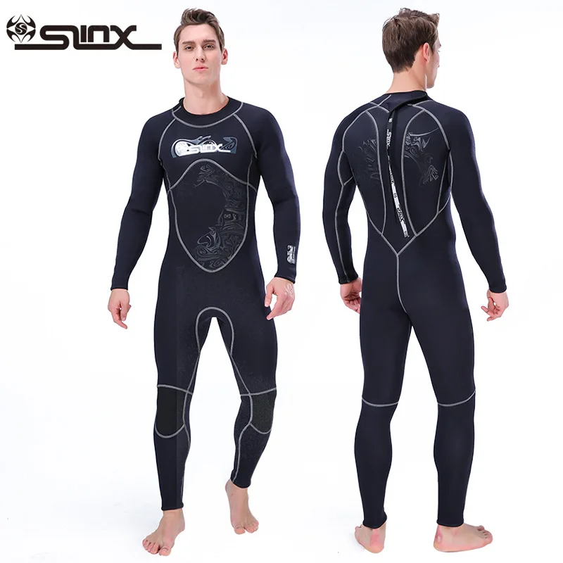 

Diving suit Men's 3mm SLINX Suede Inside Super Elastic Warming Wear-resistant Diving Wet Clothing Surfing Suit