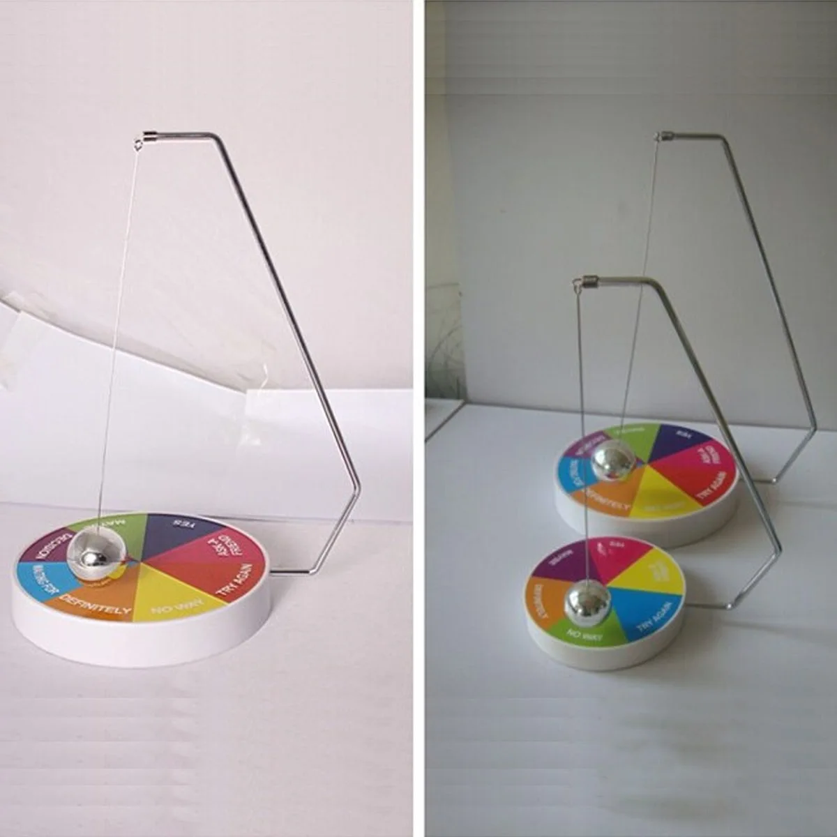 Games Magnetic Decision Maker Ball Swing Pendulum Toy Office Desk