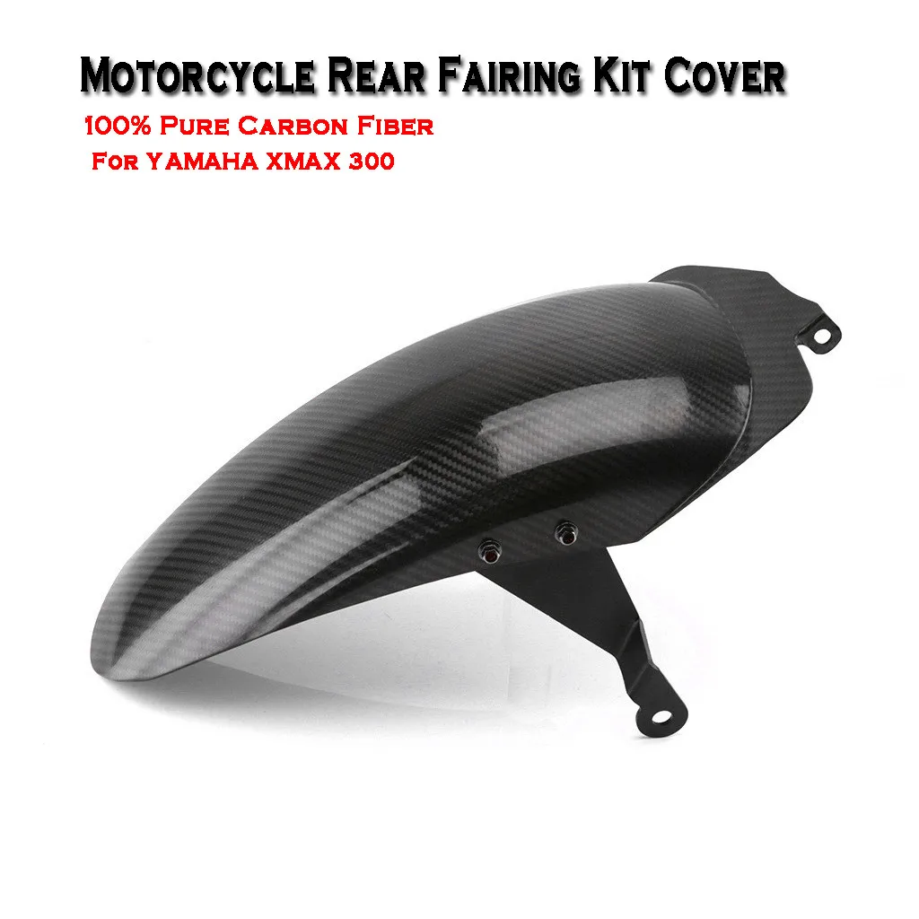 

Motorcycle Accessories Carbon Fiber Rear Fairing Kit Cover For Yamaha XMAX300 Fabric 3 K twill accesorios para moto Durable 8Z