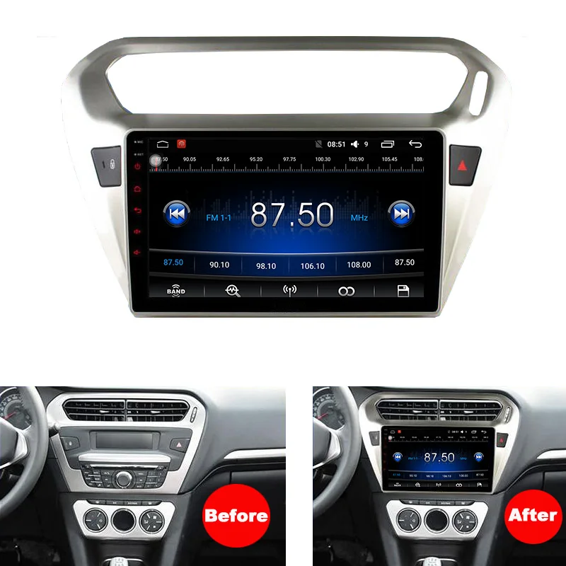 Discount Funrover 9" Android 8.0 2 din Car dvd Radio Player for Citroen Elysee/ Peugeot 301 2014-2016 Car Multimedia GPS playe 2G+32GB BT 16 Discount Funrover 9" Android 8.0 2 din Car dvd Radio Player for Citroen Elysee/ Peugeot 301 2014-2016 Car Multimedia GPS playe 2G+32GB BT 16