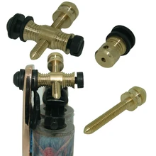 YILONG машина для татуировки латунная Передняя контактная связывающая стойка машина части питания