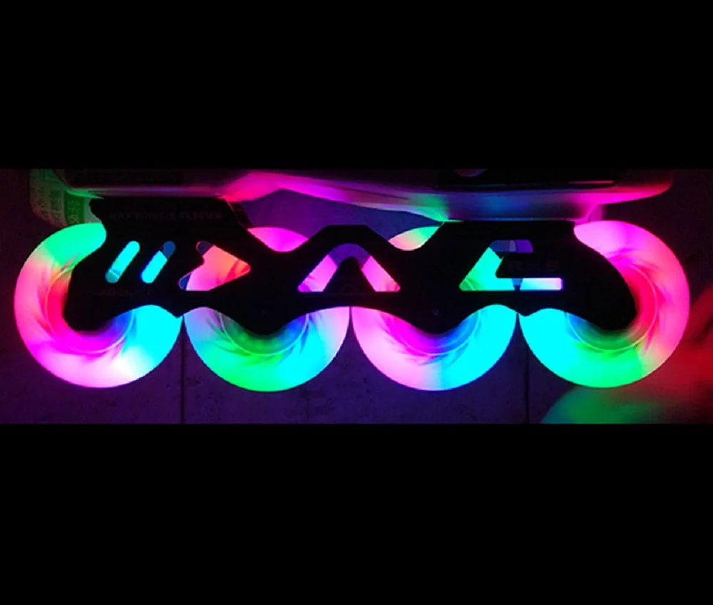 

Kufun roller skate wheels inline skate wheels 8/SET no bearing LED flint spark fire-stone 90A 72mm 76mm 80mm