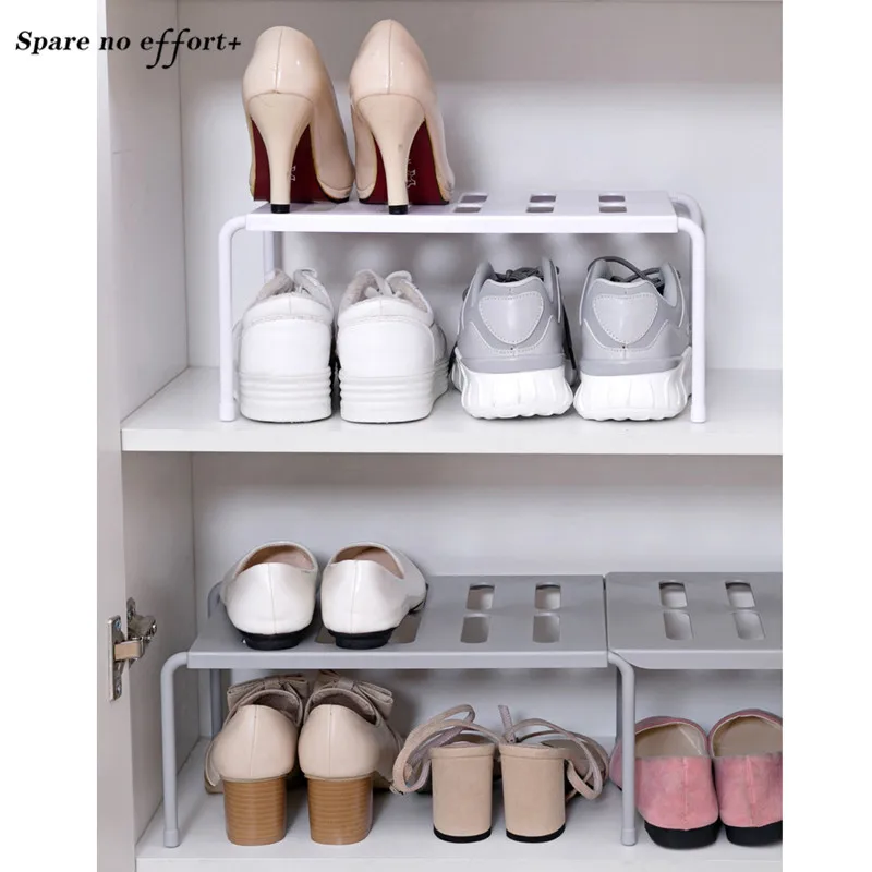 

Stratified Shoe Racks Storage Organizer Plastic Shoes Shelf Stand Holder Shoe Rack Save Space Kitchen Stratified Storage Racks