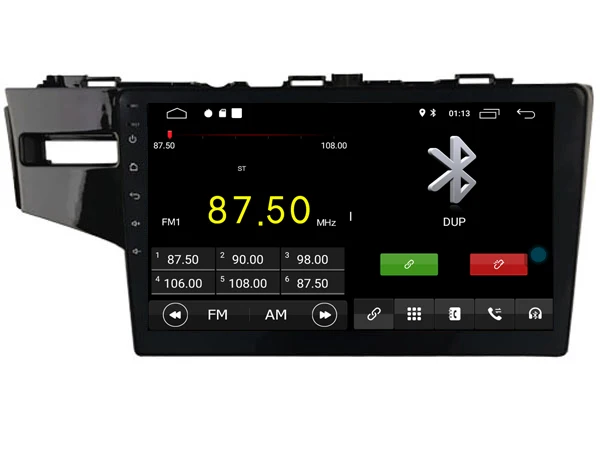 Excellent 64GB rom 8 core Android 8.1.2 car GPS for Honda Fit Jazz 2014 LHD touch screen radio DSP navigation carplay headunits multimedia 5