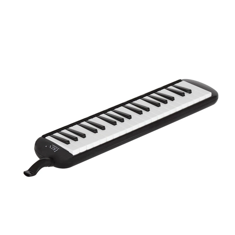 

IRIN 37 Piano Style Keys Melodica With Hard Storage Case Children Students Musical Instrument Harmonica Mouth Organ(black)