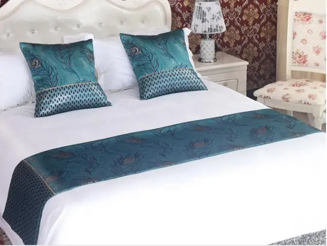 50x160/180/260 см Home Hotel кровать бегун с цветочным принтом красота сад в европейском стиле дома декабря FG721